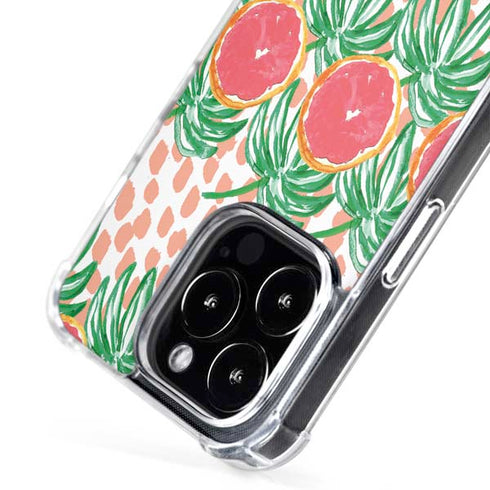 Bouffants and Broken Hearts Graphic Grapefruit iPhone 16 Pro MagSafe Case